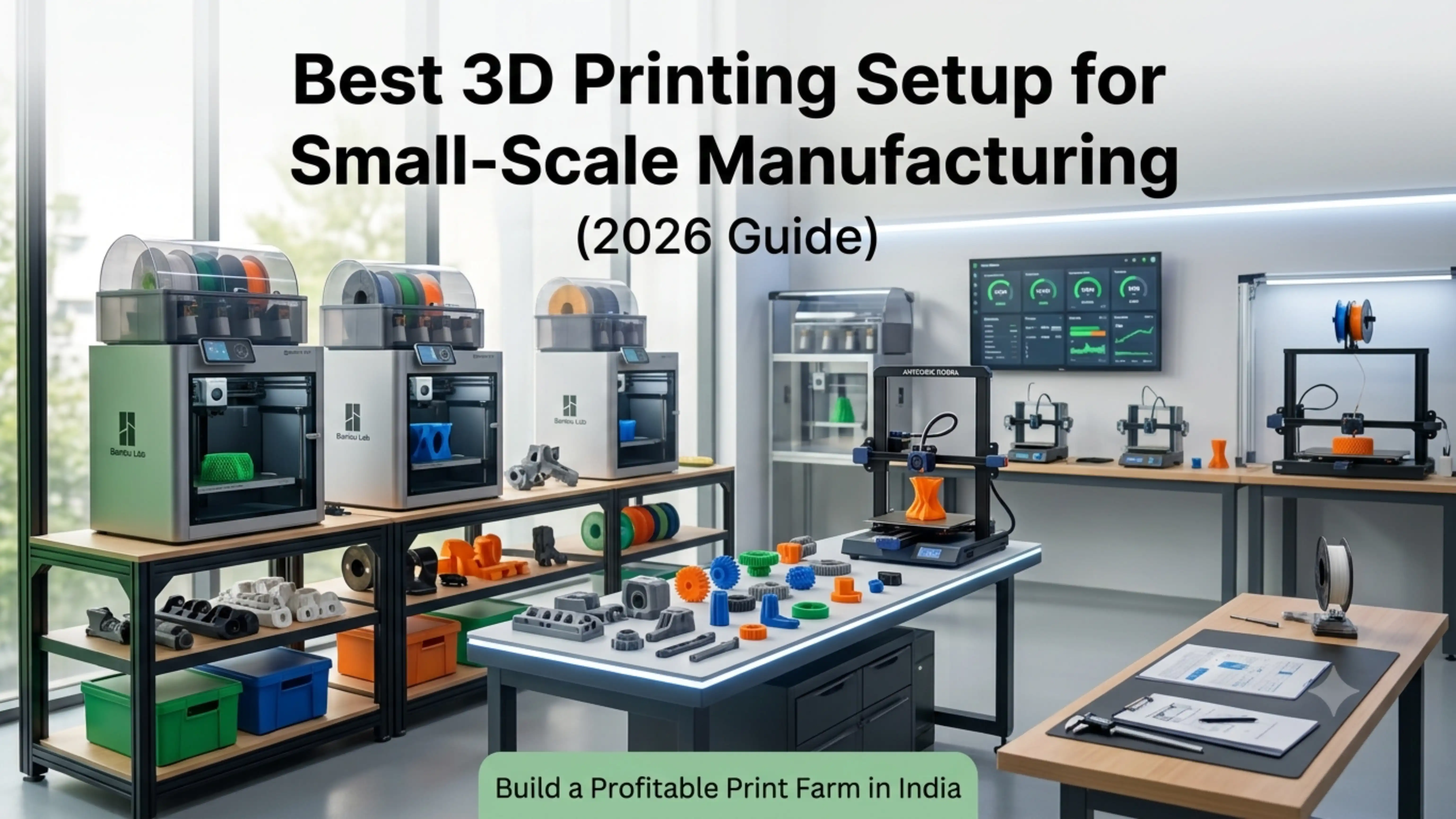 Best 3D Printing Setup for Small-Scale Manufacturing