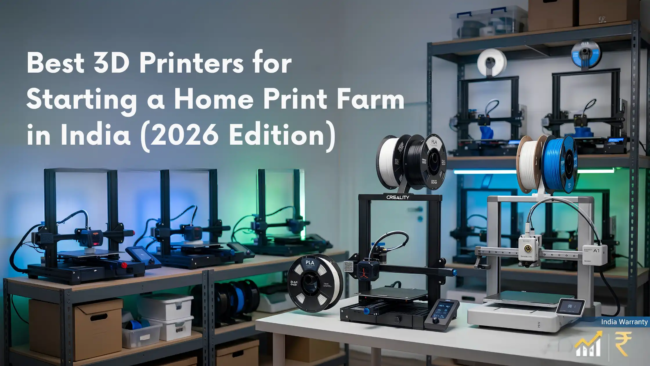 Best 3D Printers for Starting a Home Print Farm in India (2026 Edition)