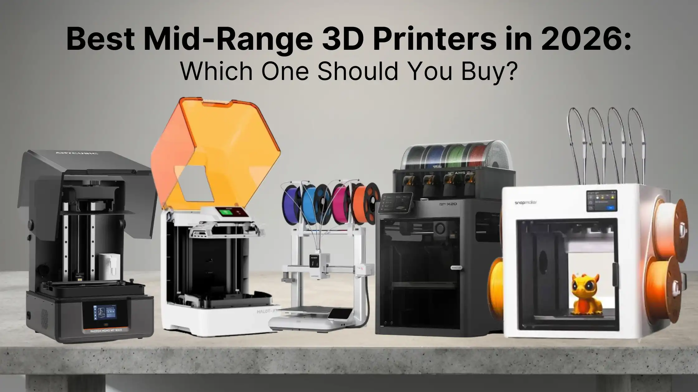 Best Mid-Range 3D Printers in 2026: Which One Should You Buy?