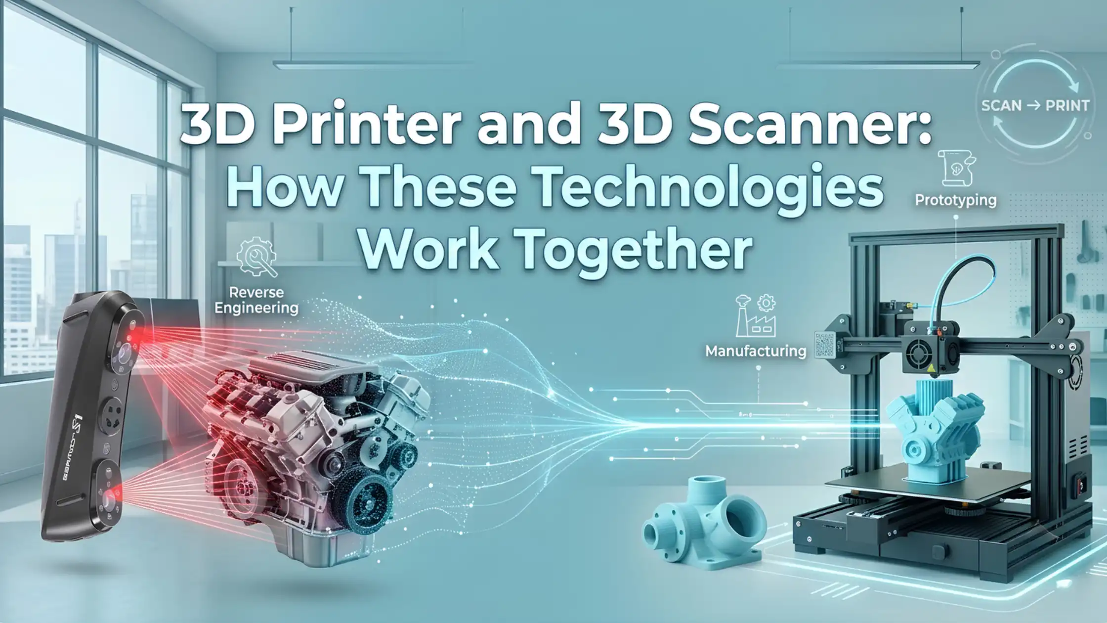 3D Printer and 3D Scanner: How These Technologies Work Together