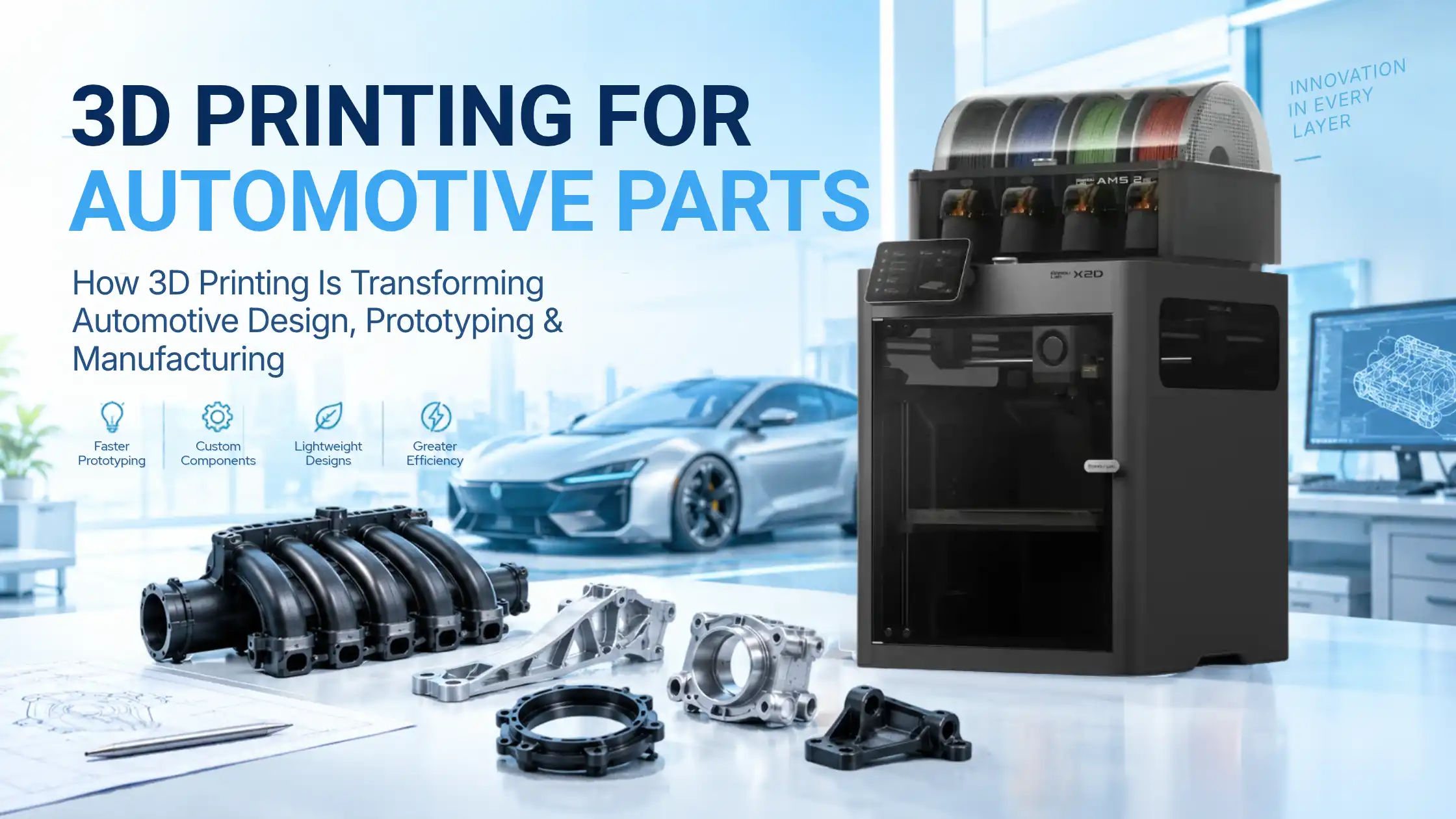3D Printing for Automotive Parts: How 3D Printing Contributes to the Automotive Industry