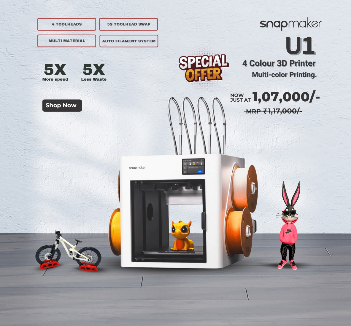Snapmaker U1 3d printer