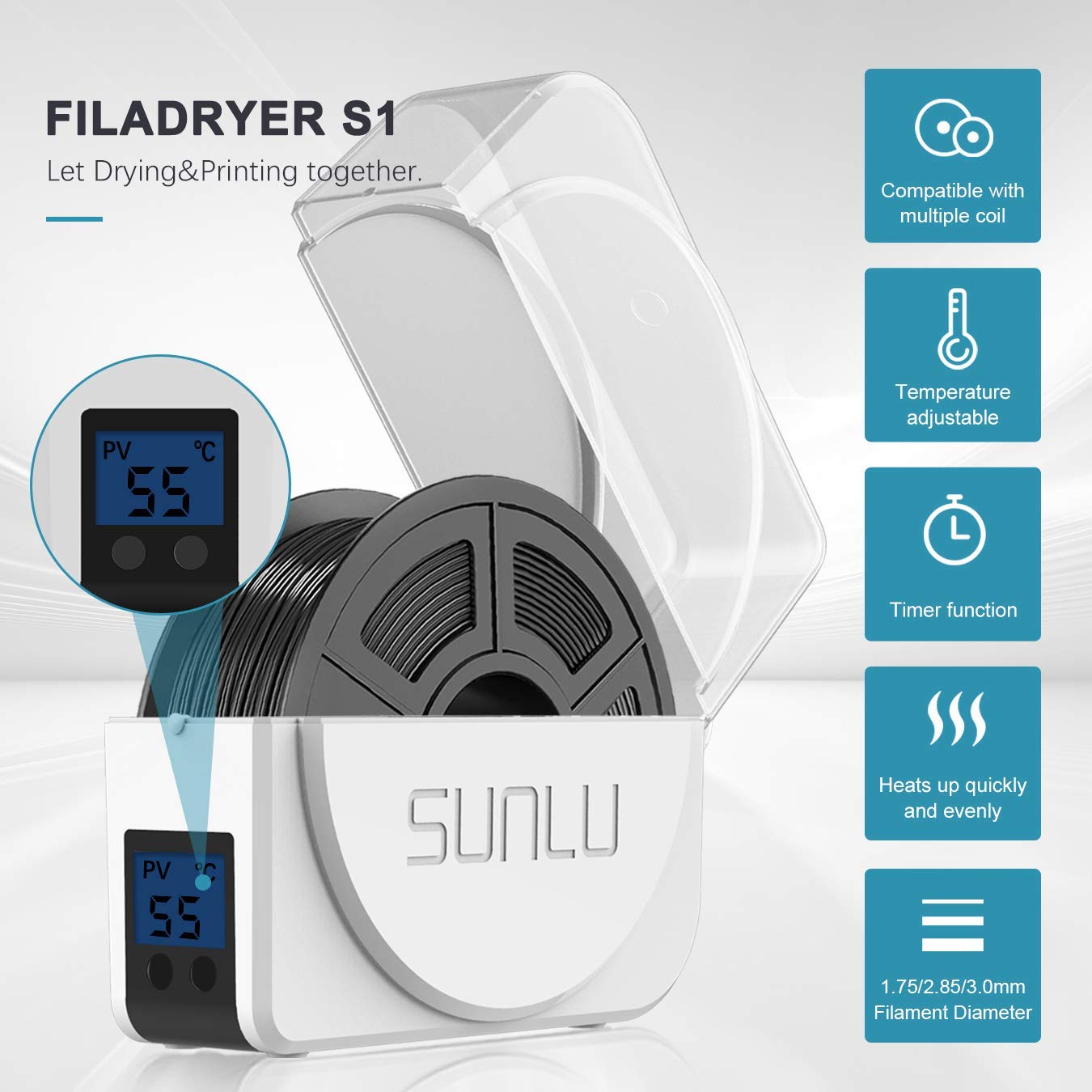 SUNLU Filadryer White