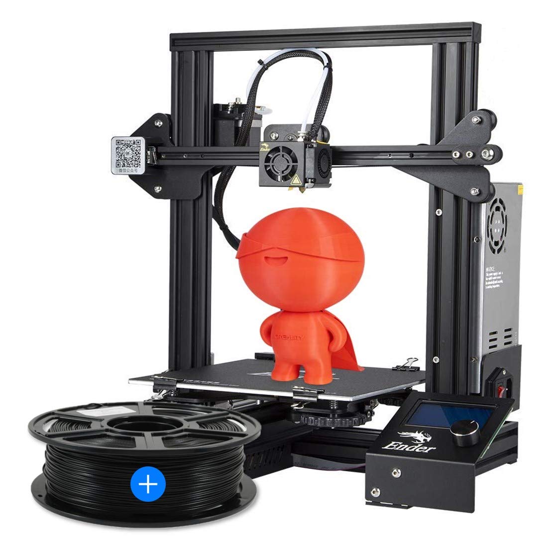3D Printer Filament 1Kg 1.75mm PLA+ For Creality Ender 3/ 3 Pro 3D