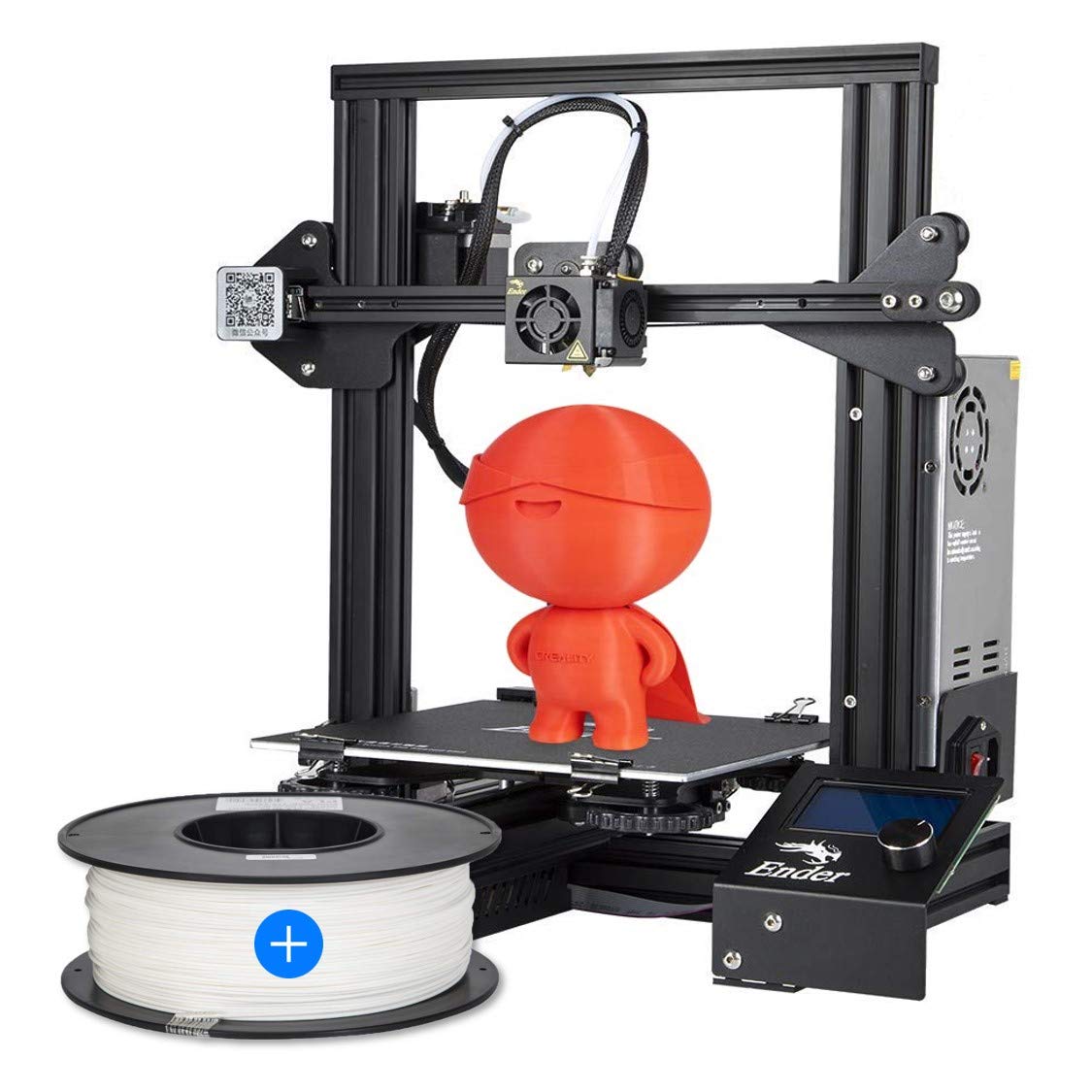 Refurbished Ender 3 + PLA White