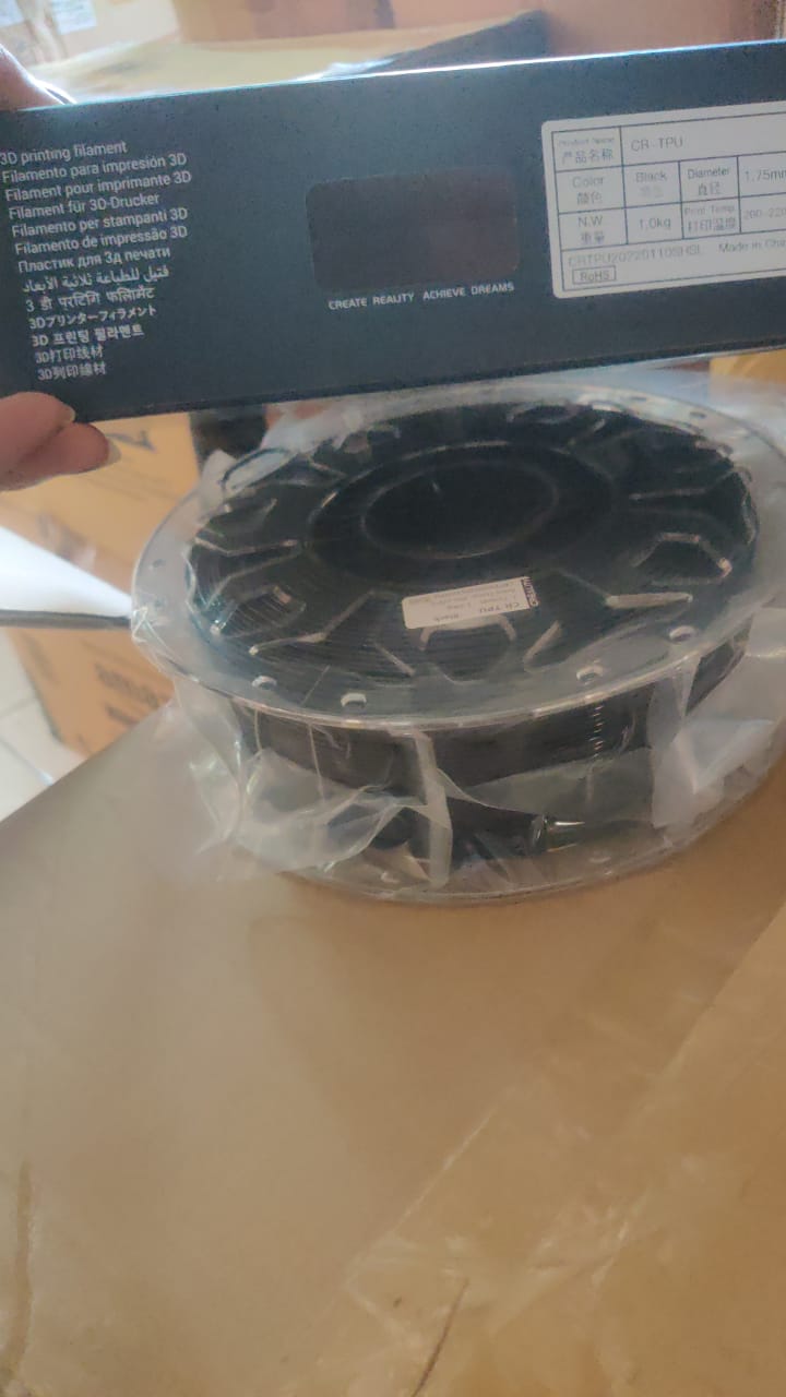 CR-TPU Black, 1.0Kg, 1.75mm
