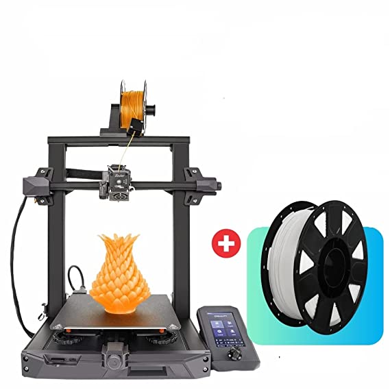 Ender-3 S1 3D Printer + Ender series PLA Filament (White) - Combo Offer