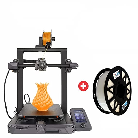 Ender-3 S1 3D Printer + 3IDEA PLA White Filament - Combo Offer