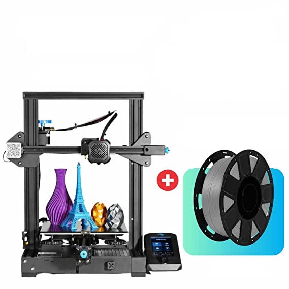 Ender-3 V2 + Ender Series PLA Filament (Grey) - Combo Offer