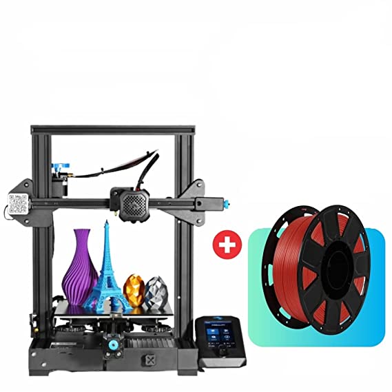 Ender-3 V2 + Ender Series PLA Filament (Red) - Combo Offer