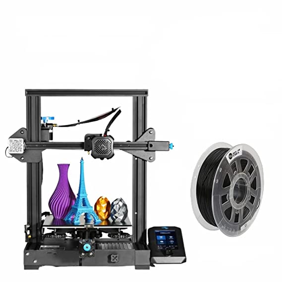 Ender-3 V2 + Creality PLA Filament (Black) - Combo Offer