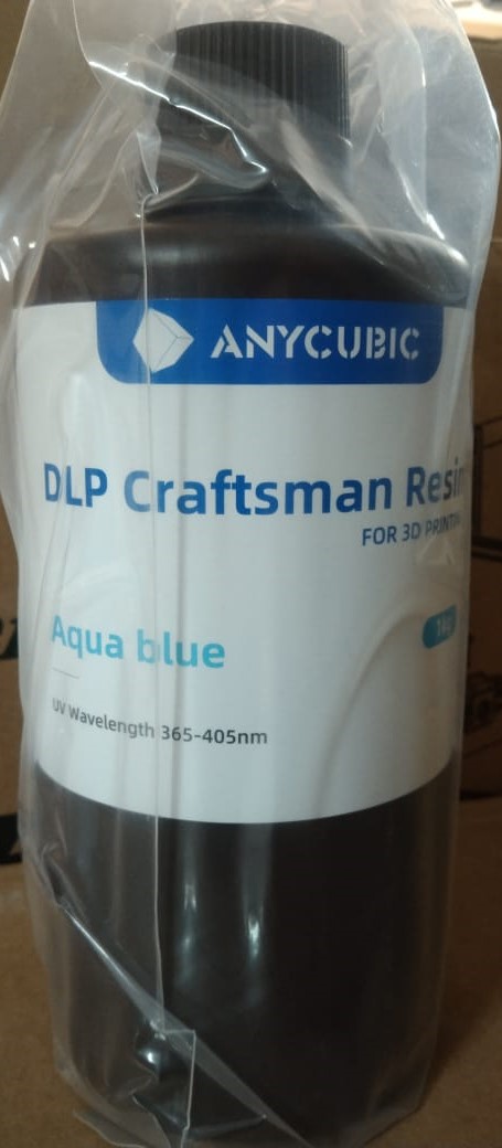 Anycubic DLP Craftsman UV Resin (Aqua Blue) 1kg