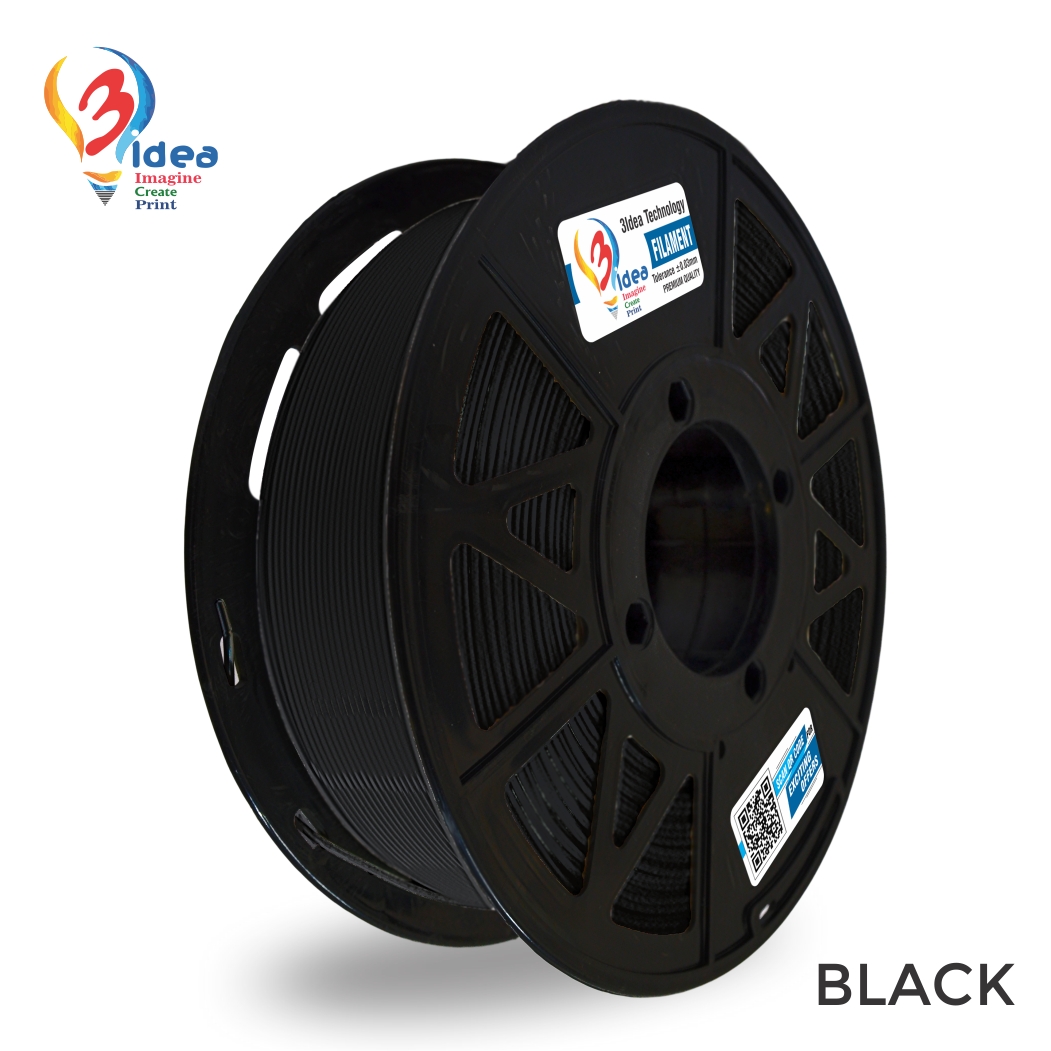 3idea PLA Filament Black Gross weight -1 kg, 1.75mm