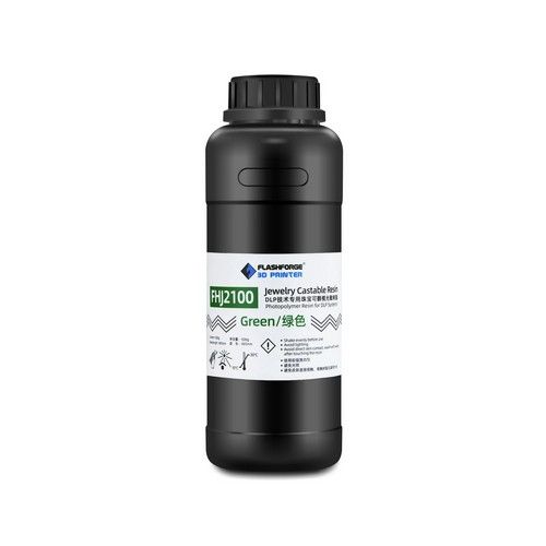 Flashforge FHJ 2100 Jewelry Castable Resin 500gm - Green