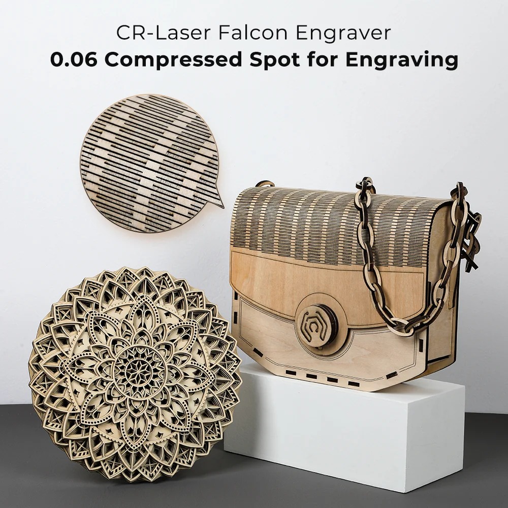 Best Laser Cutter Engraving Machine - Creality CR Laser Falcon Engraver  Review 