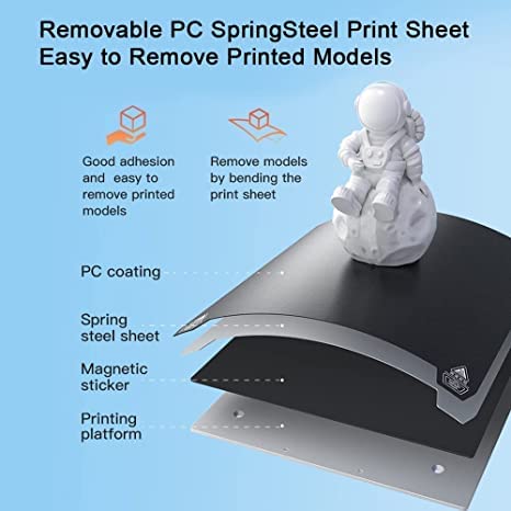 Ender-3 S1 + 3 Idea Combo-3 Filament (Grey, White, Red)