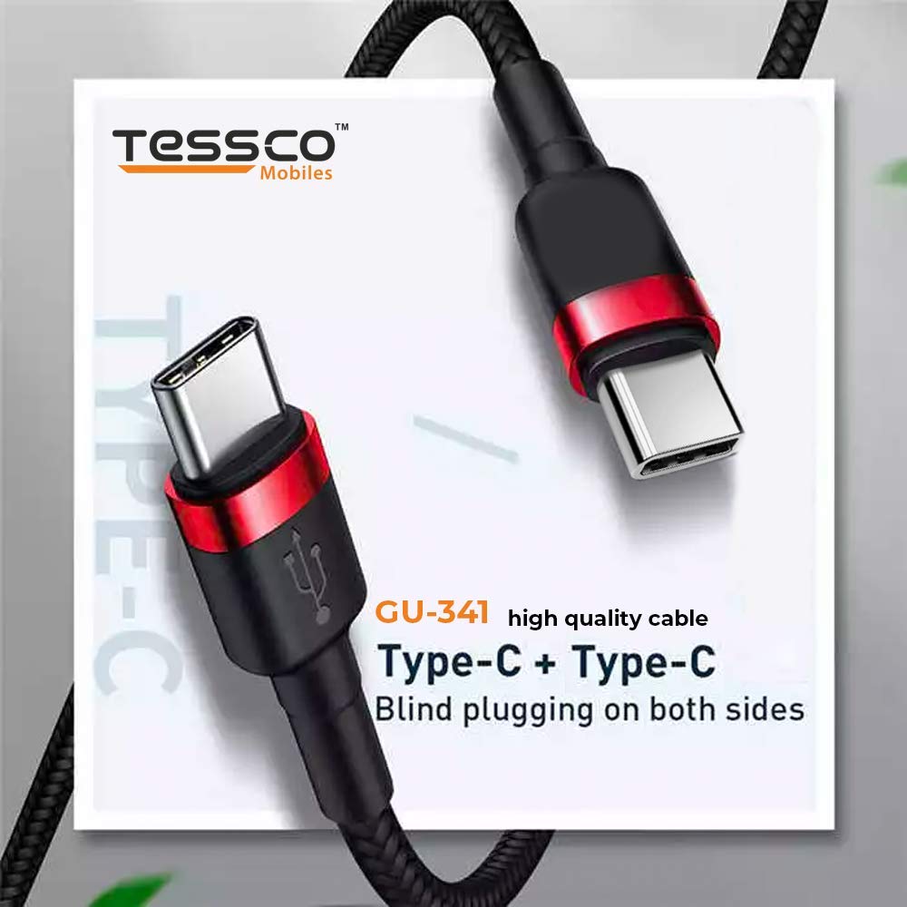 Tessco GU-341 (TYPE-C) USB CABLE black