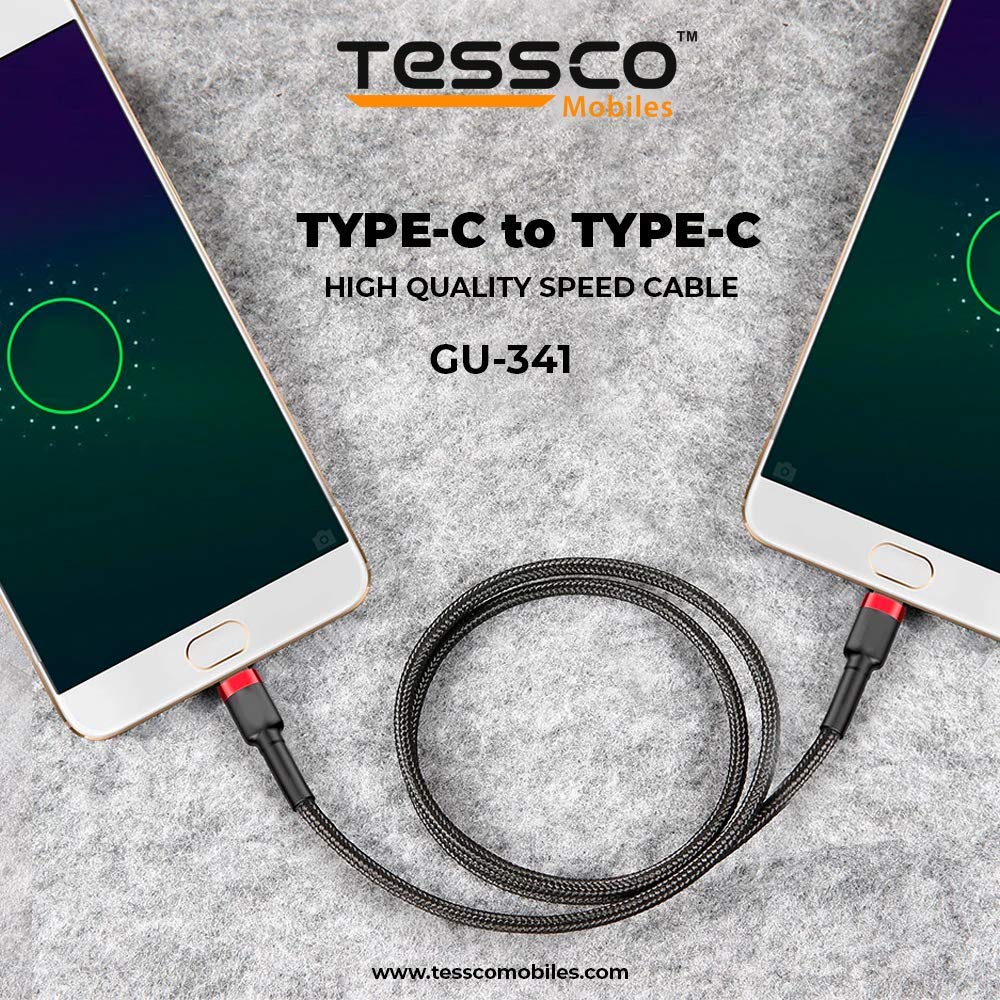 Tessco GU-341 (TYPE-C) USB CABLE black