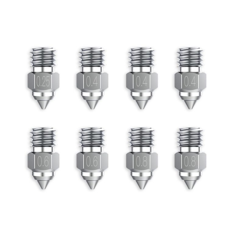 Creality High-end 8Pcs Copper Alloy Nozzle Kit