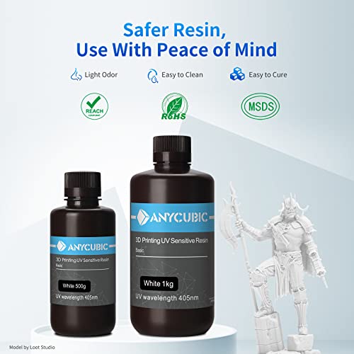 Anycubic White standard Resin 1 KG