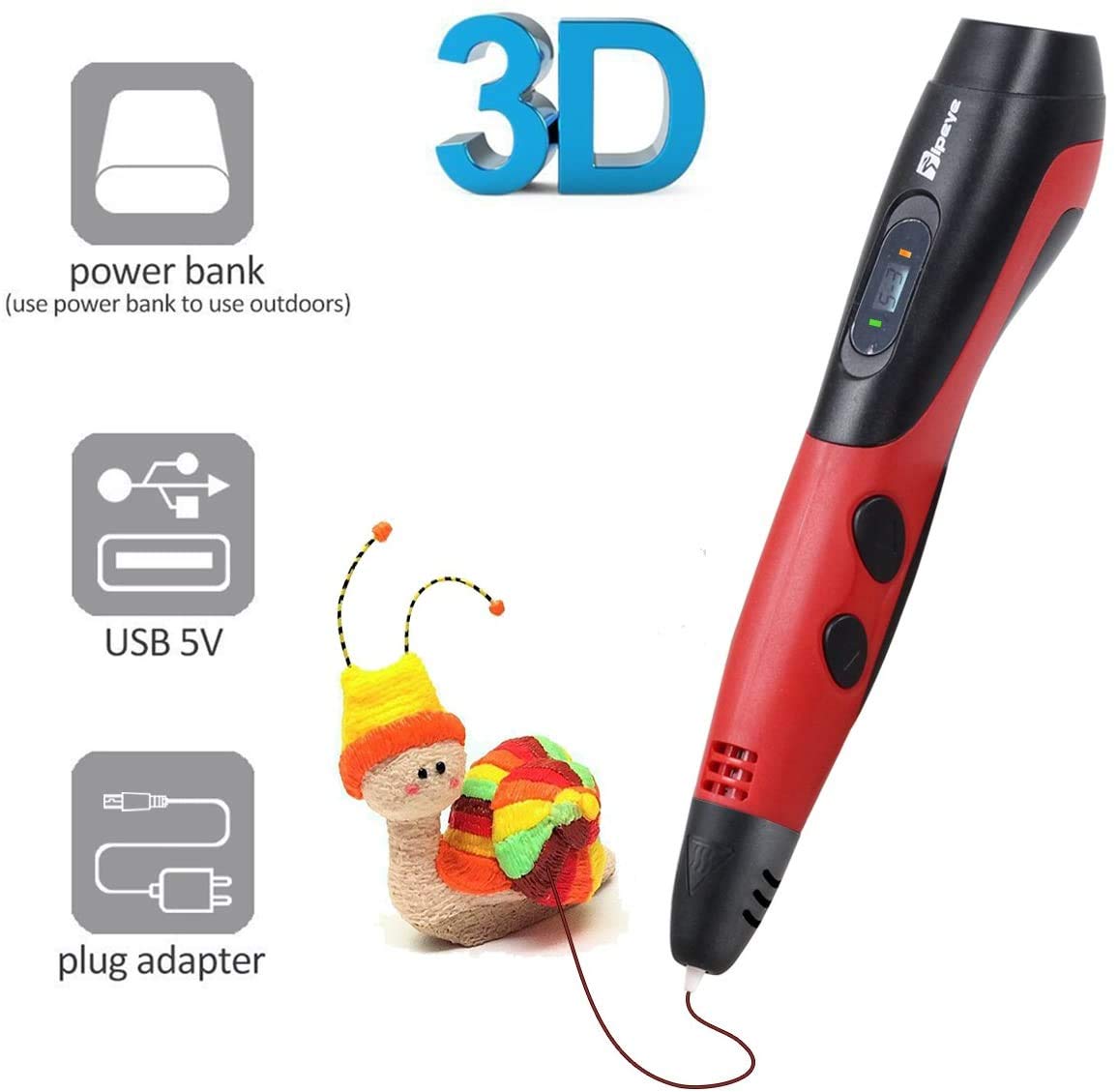 Esun 06A 3D Pen Yellow