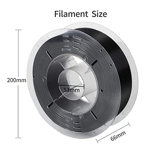 Creality PLA BLACK 1.75mm Net Weight 1kg