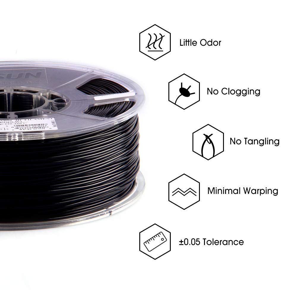 eSUN ABS + Black Filament