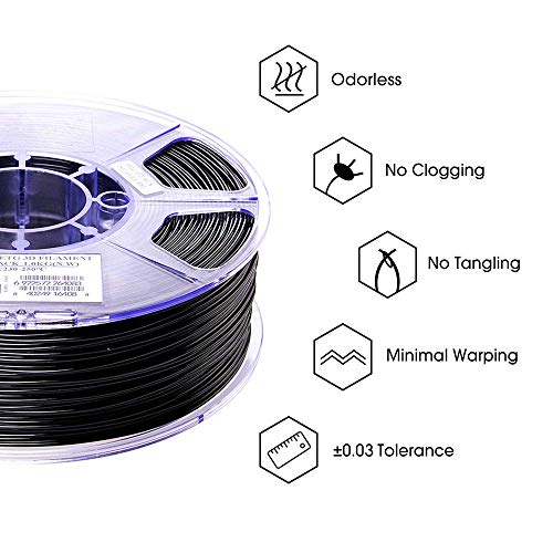 eSUN PETG Solid Black Filament