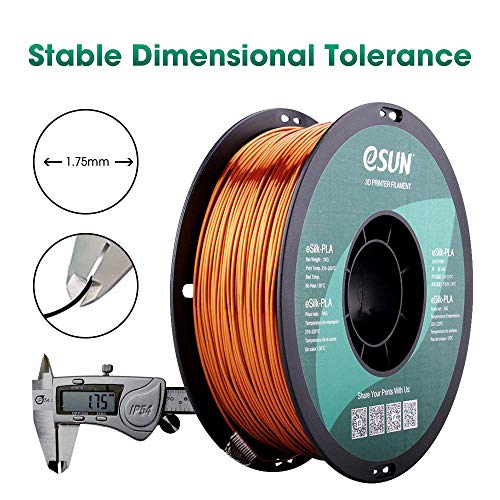eSun Silk-PLA filament Copper