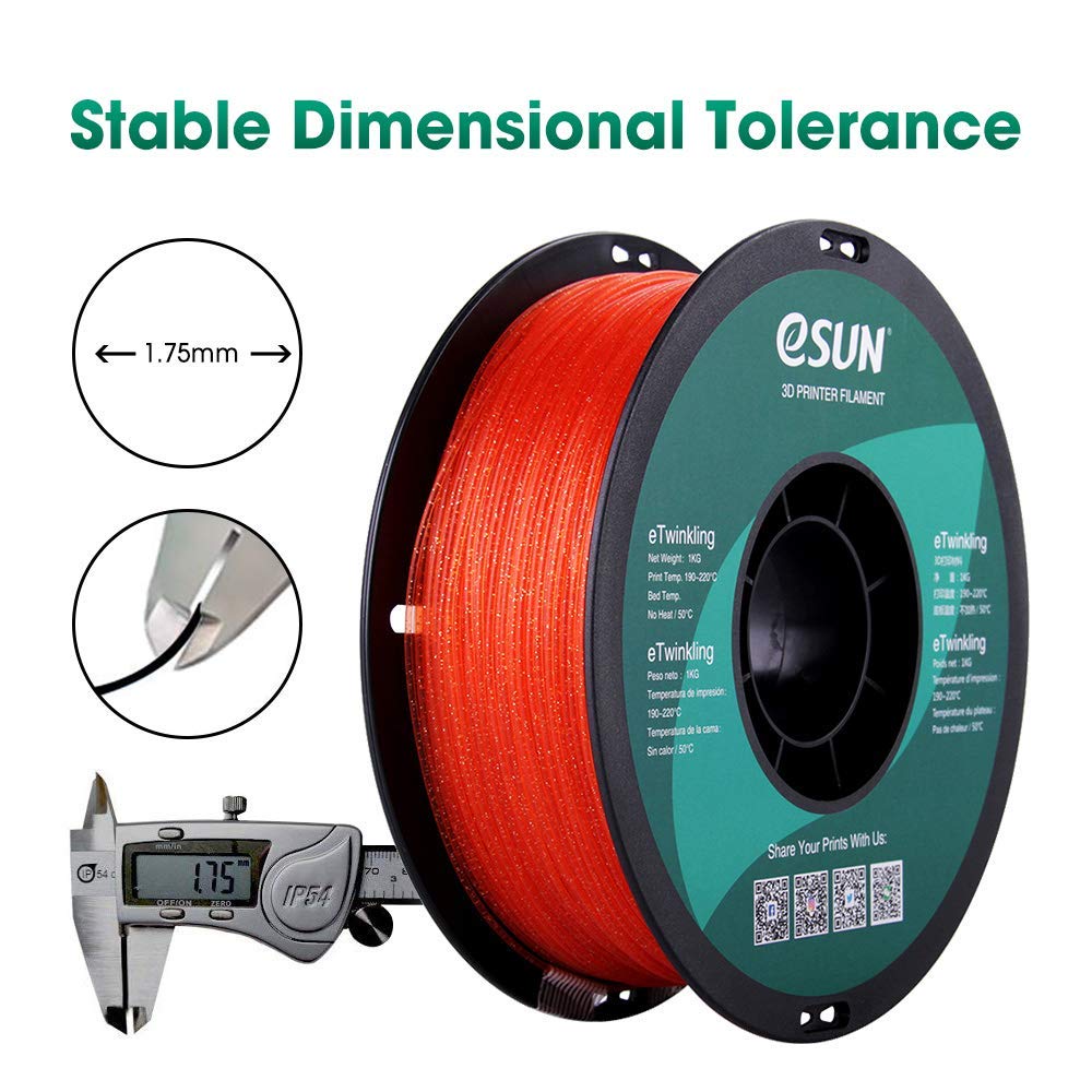 eSUN Twinkling Filament Warm Orange