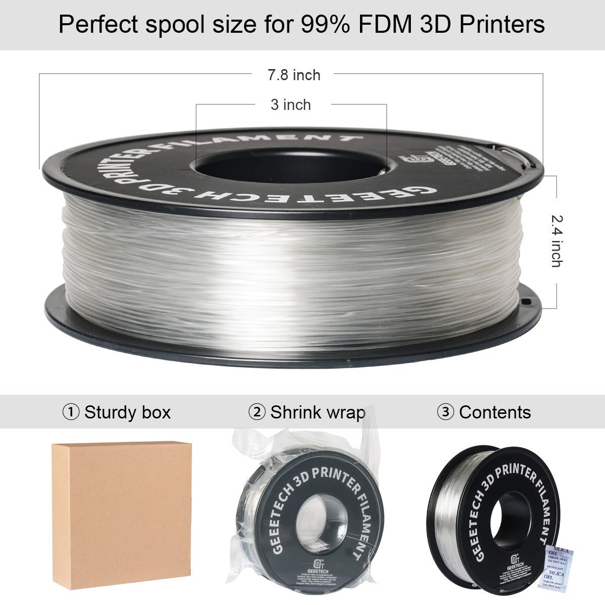 Geetech PLA Transparent