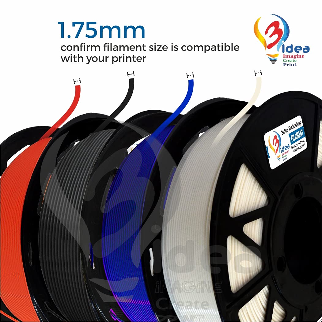 3Idea Filament Bundle (Black, White, Red, Blue)