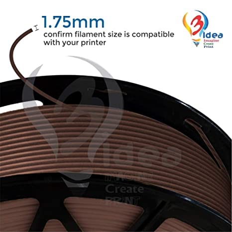 3idea PLA Filament Brown Gross Weight 1 kg,1.75mm