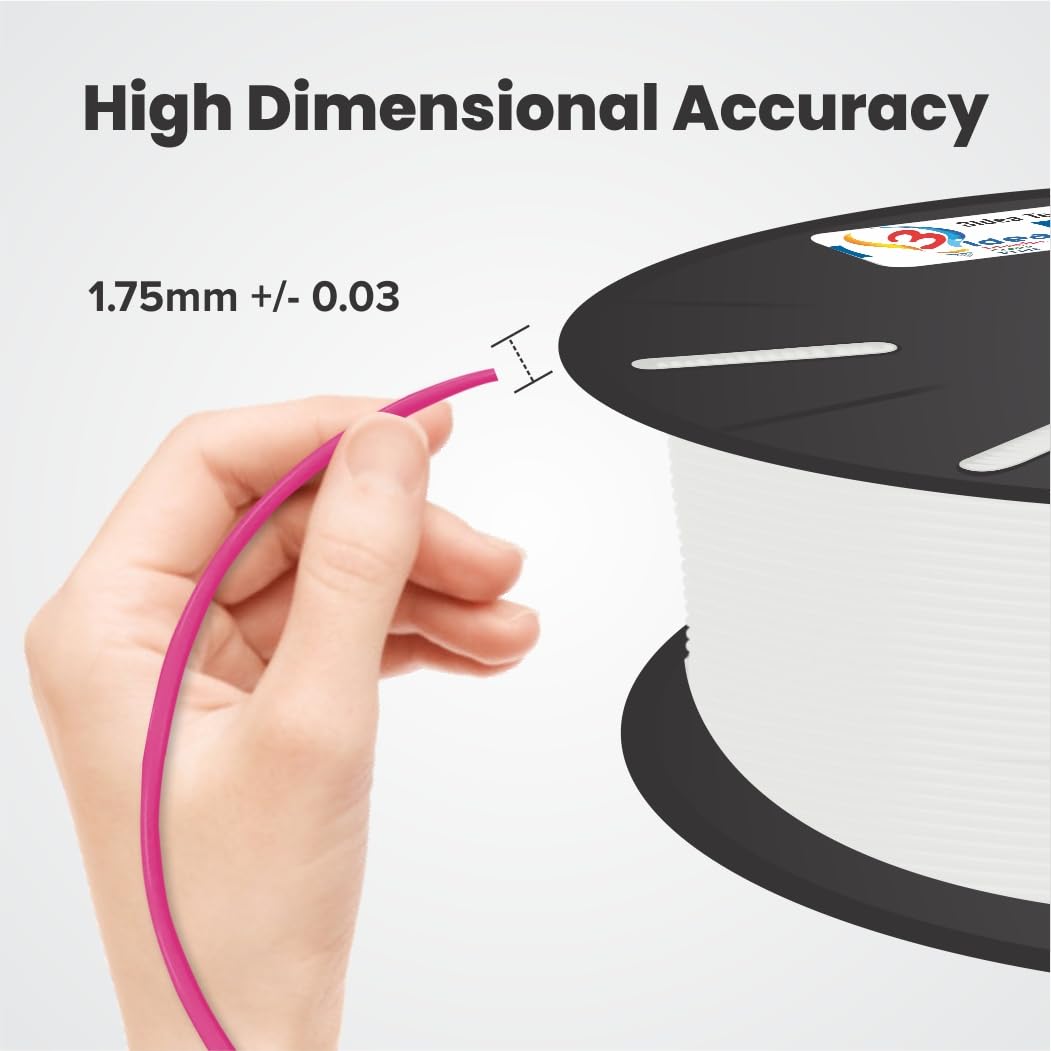 3idea PLA Filament Pearl White, Net Weight-1kg, 1.75mm