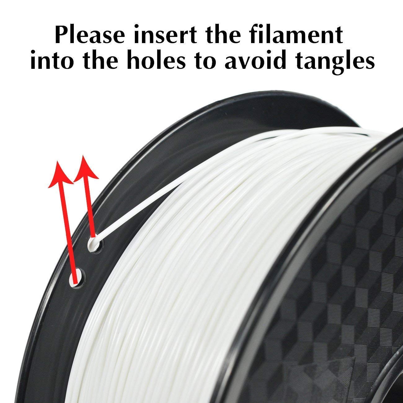 Pack of 12 PLA Filament 1.75mm for 3D Printer, Dimensional Accuracy +/- 0.03mm (1 Kg Each)