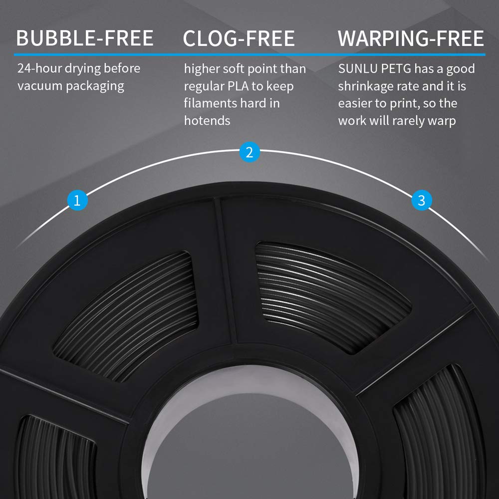 SUNLU PETG Black