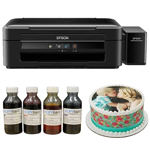 Photocake Printer kit A4 Complete Set Including 25 Icing Sheets and 4 Ink Bottles