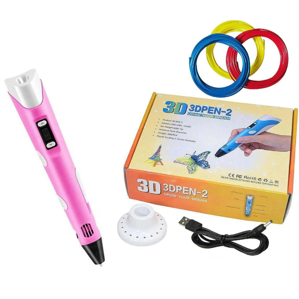 3IDEA 3D Pen Pink with screen