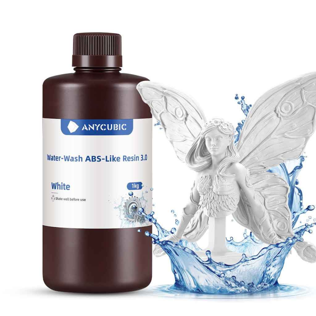 Anycubic Water-Wash ABS-Like Resin 3.0 (White) 1KG