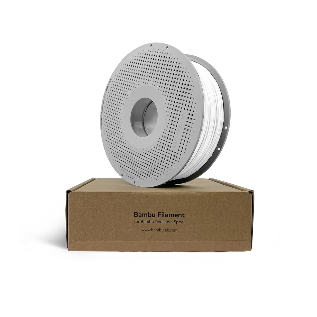 Bambu Lab PLA Aero 3D Printing Filament - White, Reusable Spool 1KG