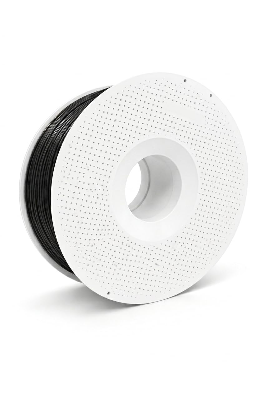 Bambu Lab TPU 90A 3D Printing Filament - Black, Reusable Spool 1KG
