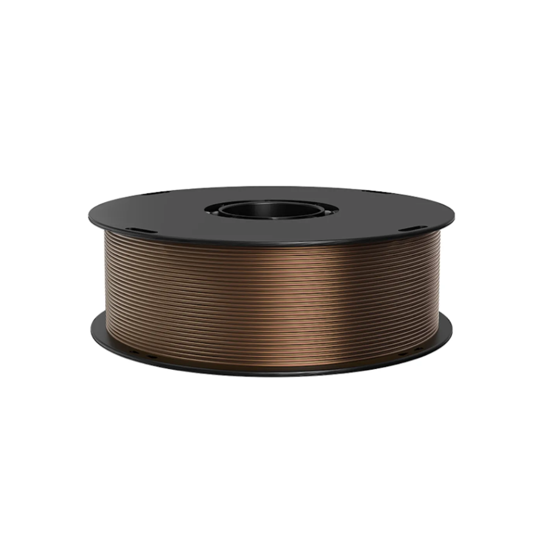Bambu Lab PLA Metal 3D Printing Filament - Copper Brown Metallic, Reusable Spool 1KG