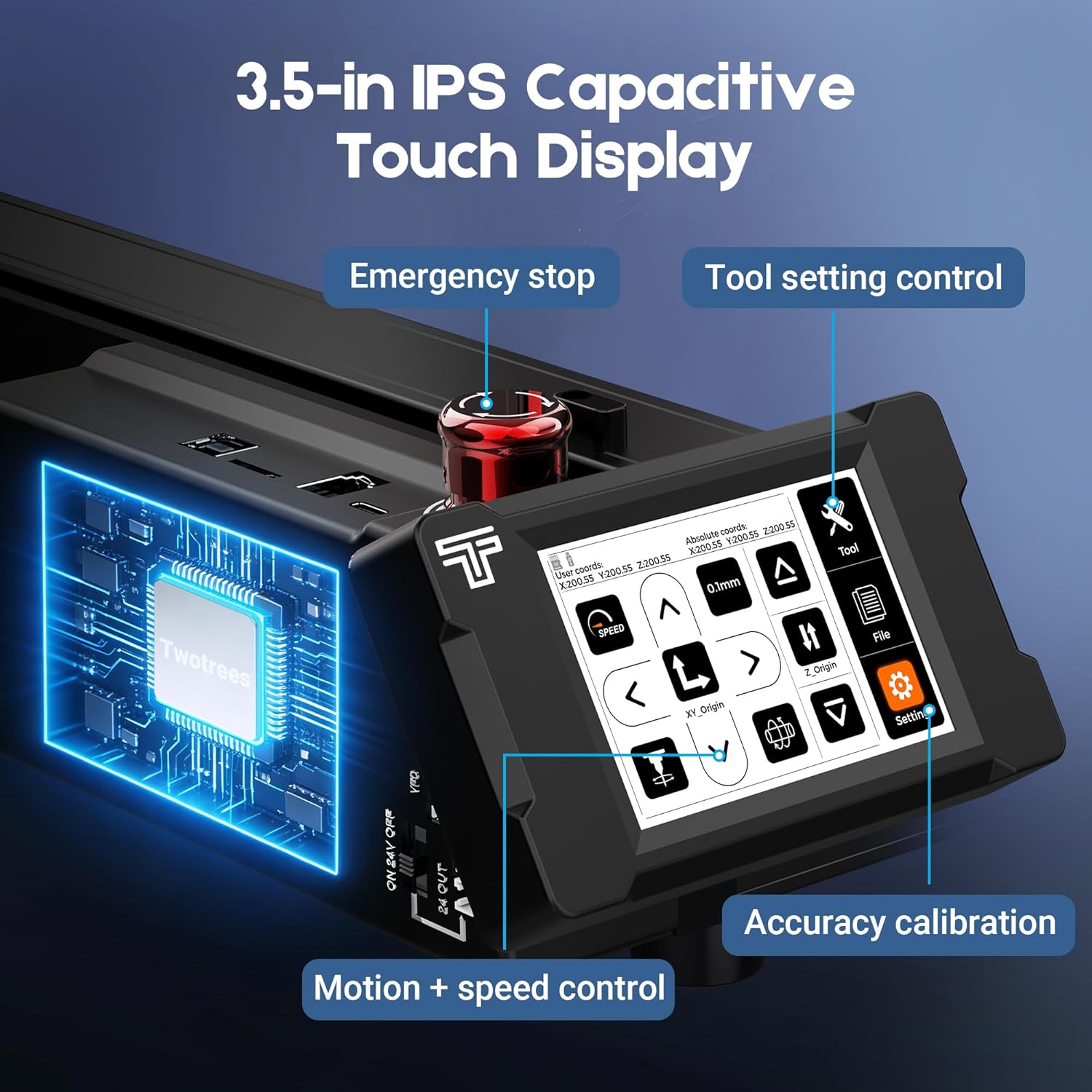 Twotrees TTC450 PRO CNC Router Machine