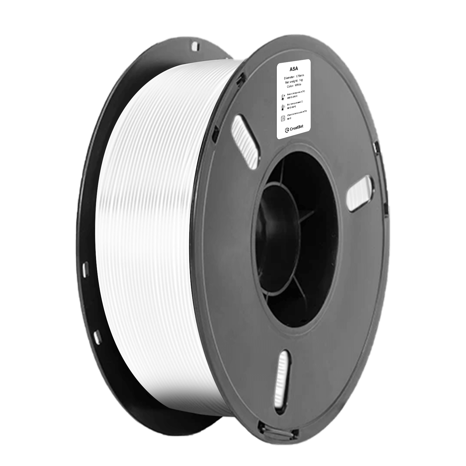 CreatBot ASA 3D Printing Filament White, 1.75mm, Net Weight-1kg