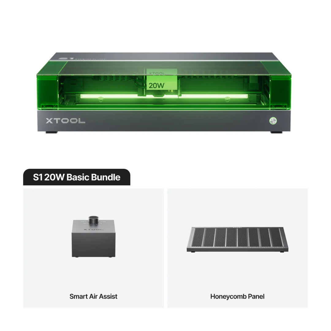 xTool S1 20W Enclosed Diode Laser Cutter & Engraver
