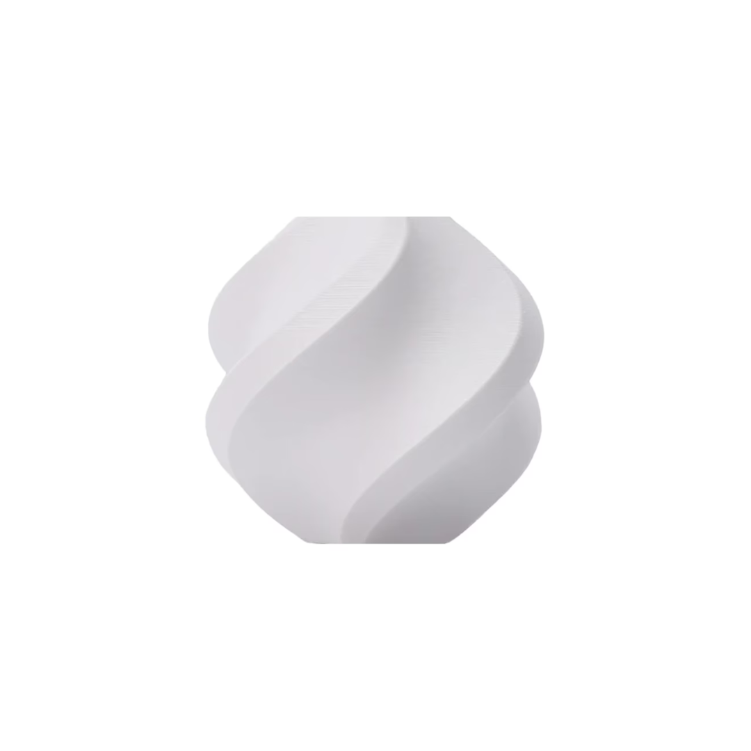 Bambu Lab PETG Basic 3D Printing Filament-White- with Bambu Reusable Spool, 1KG