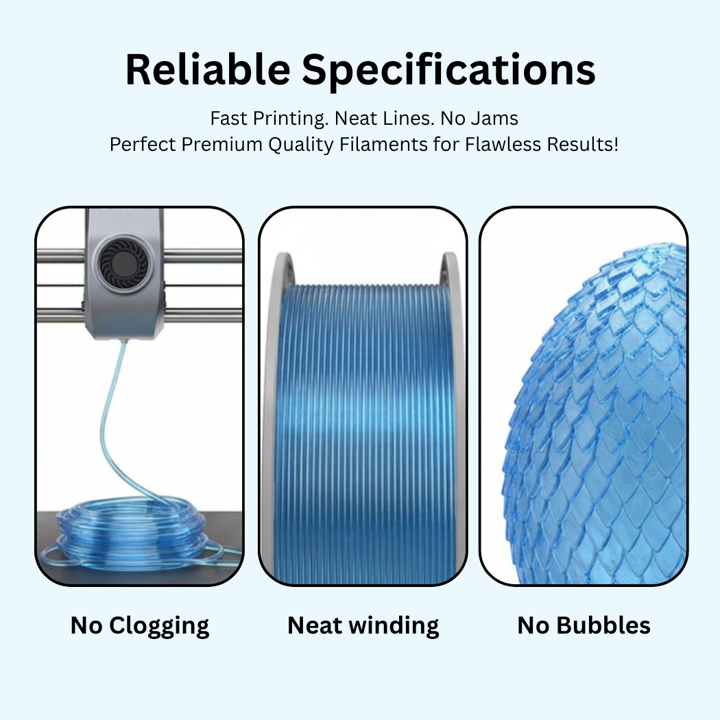 3Idea PLA Translucent filament, 1.75mm, Red, Reusable Spool, 1kg/roll