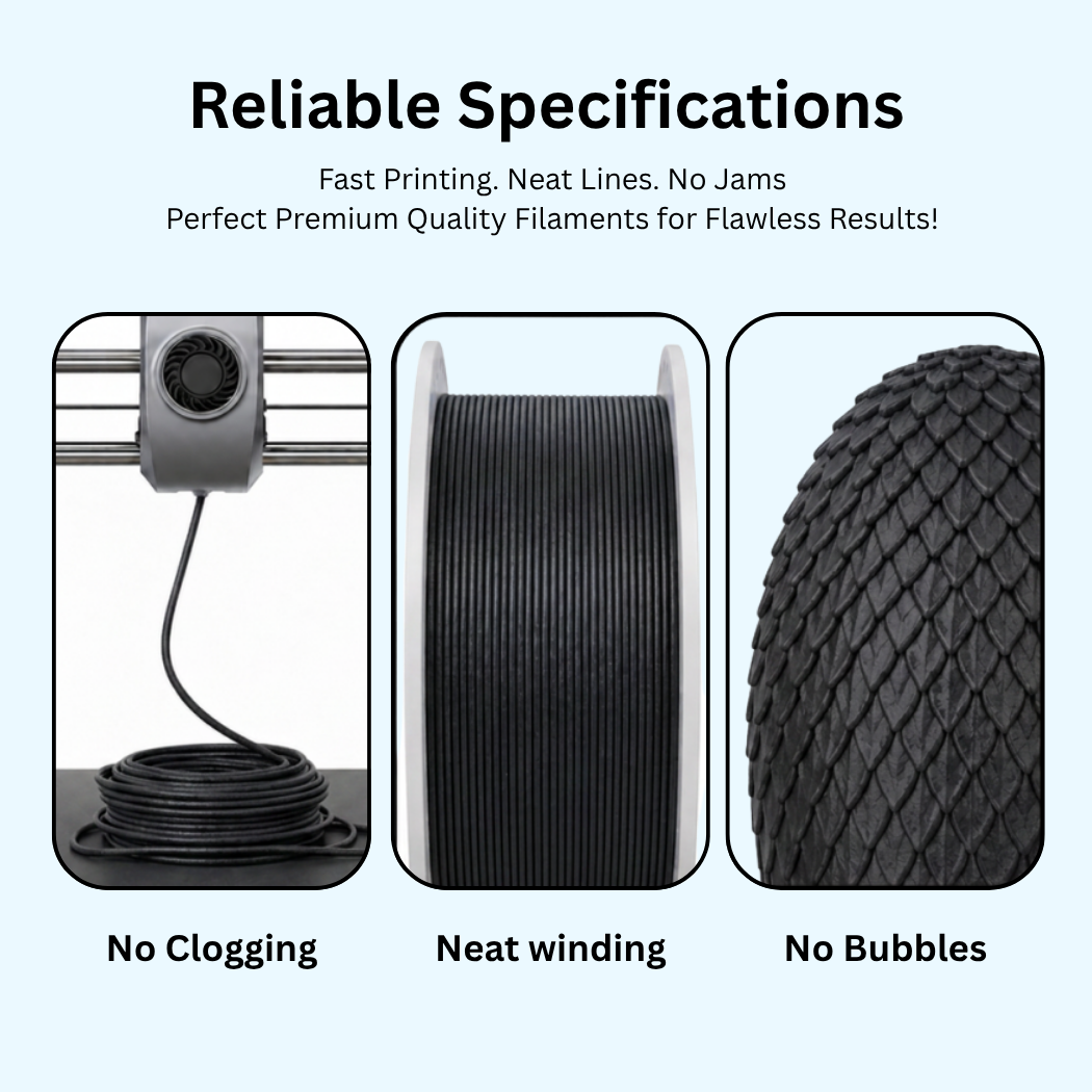 3Idea TPU+ 3D Printing Filament, 1.75mm, White, Reusable Spool, 1kg/roll