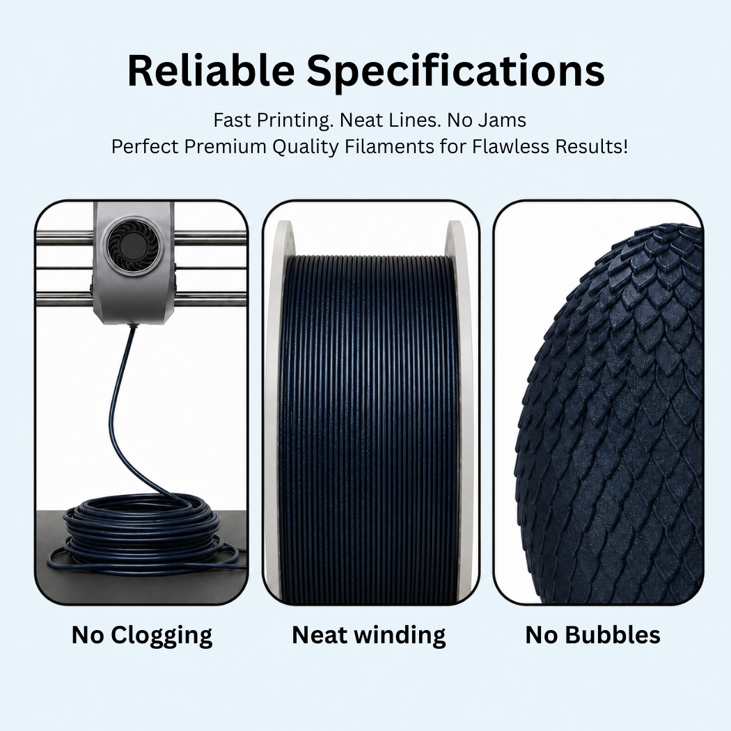 3Idea PLA Chameleon Filament, 1.75mm, Burning Titanium, Reusable Spool, 1kg/roll