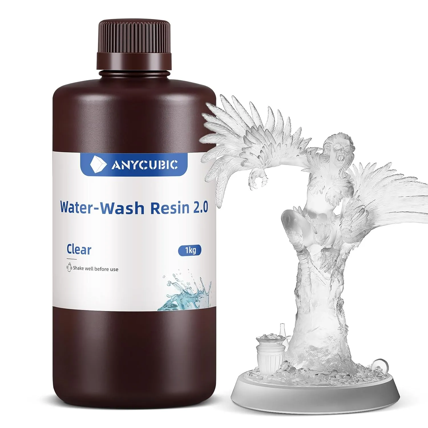 Anycubic Water-Wash Resin 2.0 (Clear) 1kg